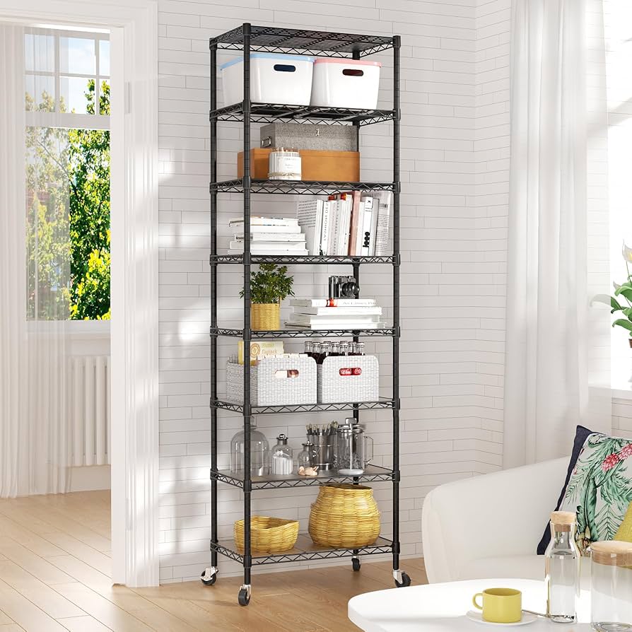 IDÉE STORAGE TALL ブラック　新品 Amazon.com: WEIDPHL Black Walnut,Small, Slim Storage Cart